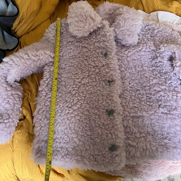 NWT Vero Moda Elvira Teddy Jacket in Lavender Pastel Purple - Picture 15 of 16